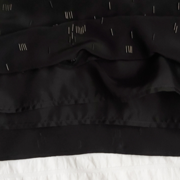 Eileen Fisher black sequin speckled top - Picture 5 of 5